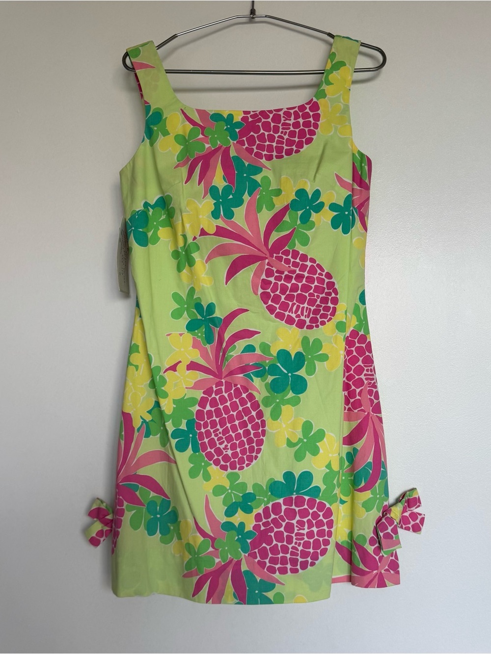NWT Vintage Lilly Pulitzer Paley Pineapple Shift Dress Size 6 R04 Sample